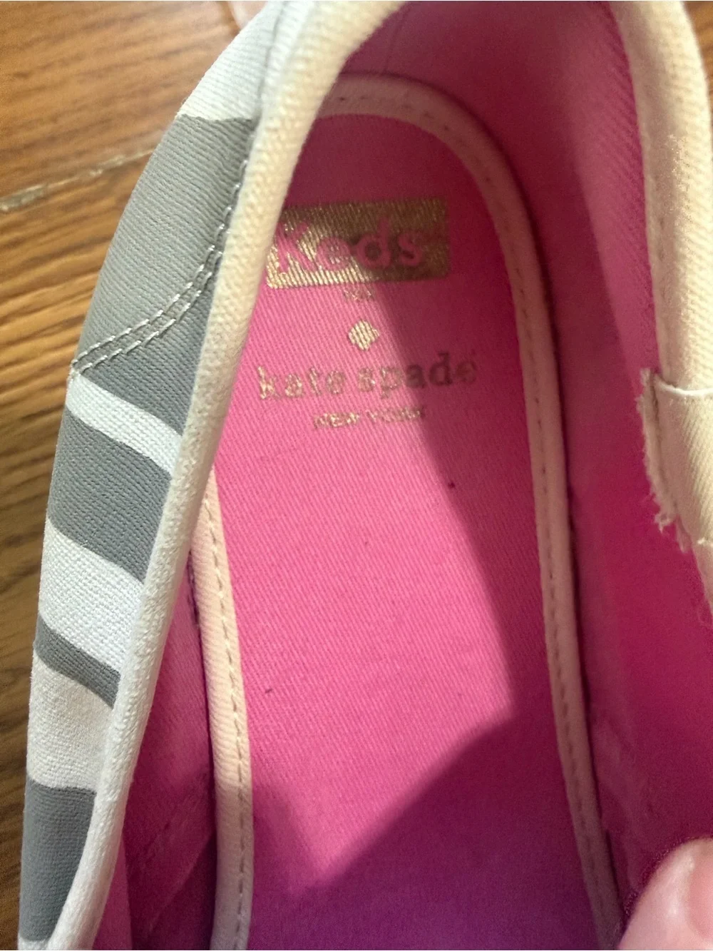 Keds x Kate Spade New York Triple Decker striped platform sneakers size 11